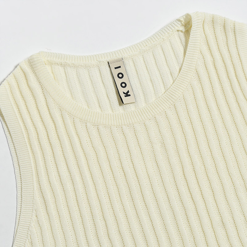 FRINGE KNIT TANKTOP -OW-