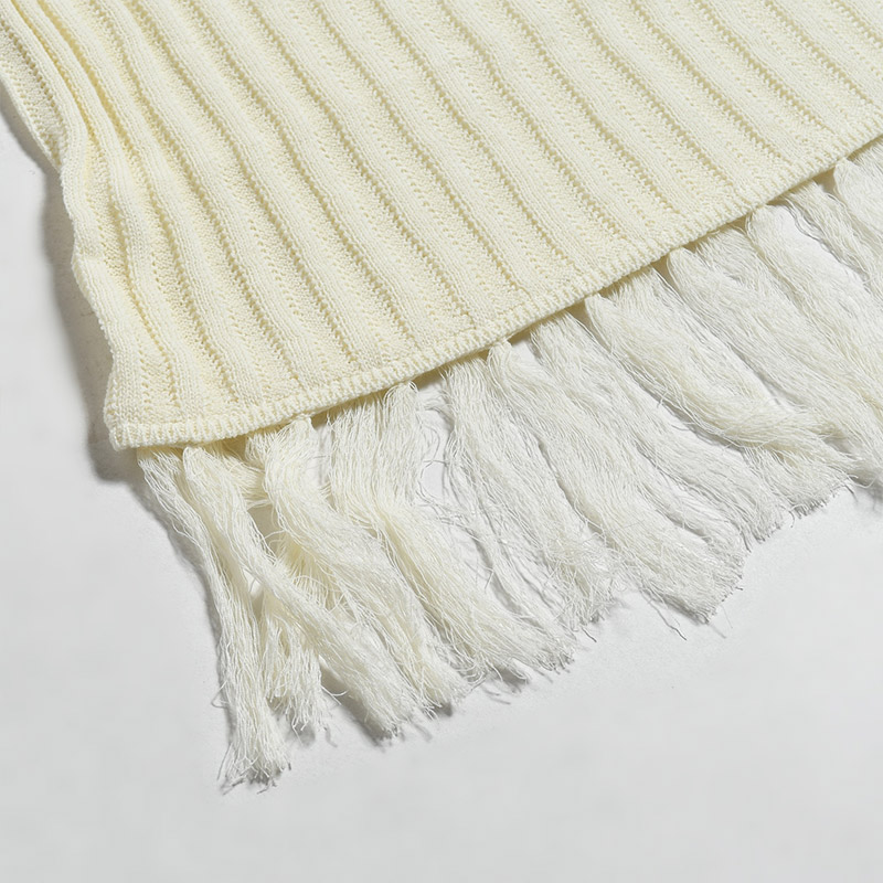 FRINGE KNIT TANKTOP -OW-