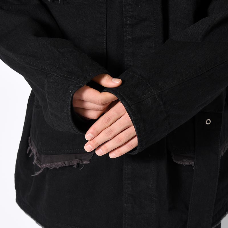 M-43 DENIM JACKET -BLACK-