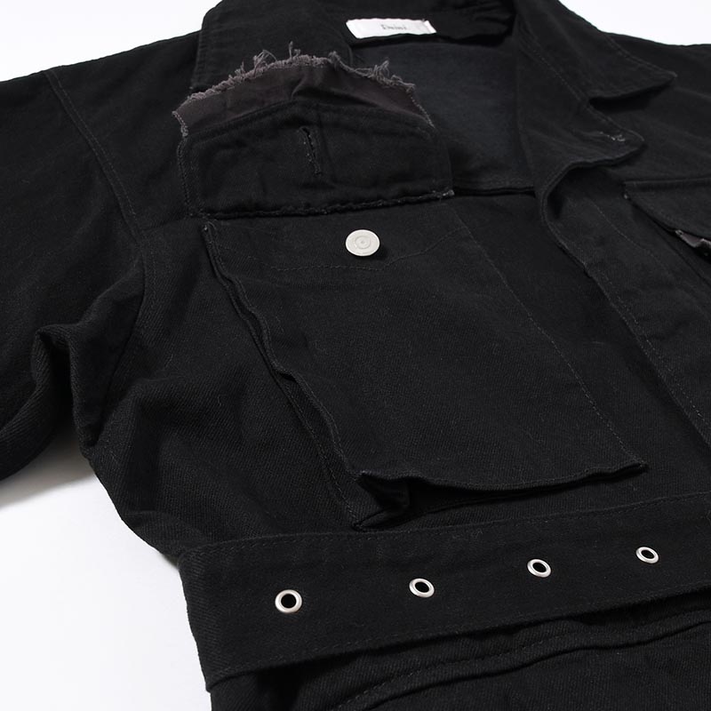 M-43 DENIM JACKET -BLACK-