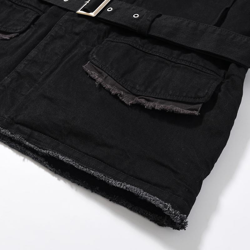 M-43 DENIM JACKET -BLACK-