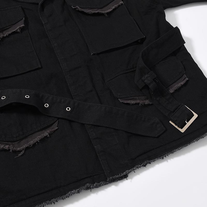 M-43 DENIM JACKET -BLACK-