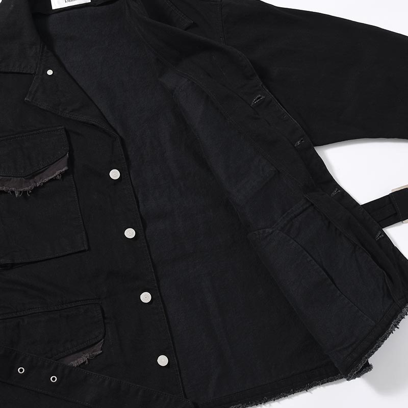 M-43 DENIM JACKET -BLACK-