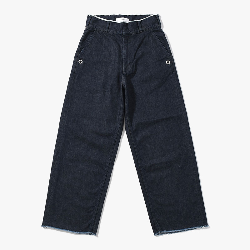 DENIM SLACKS -INDIGO-