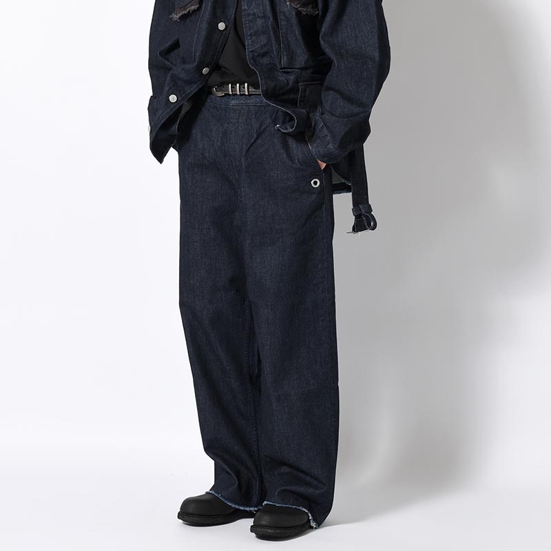 DENIM SLACKS -INDIGO-