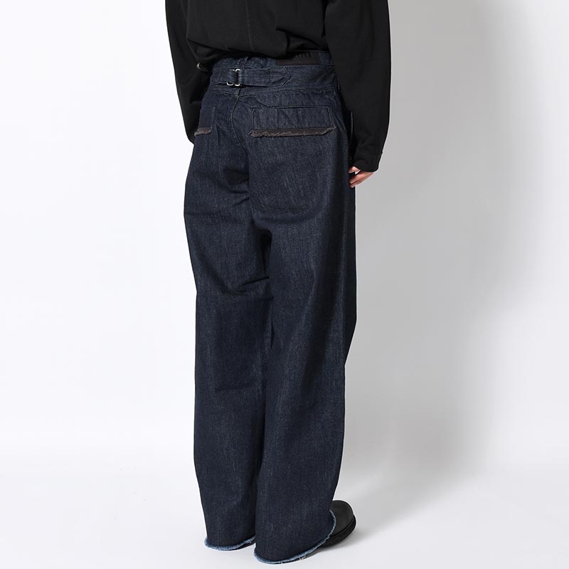 DENIM SLACKS -INDIGO-