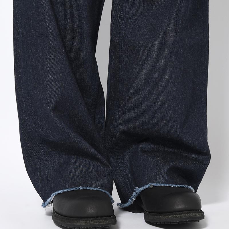 DENIM SLACKS -INDIGO-