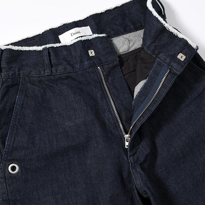 DENIM SLACKS -INDIGO-