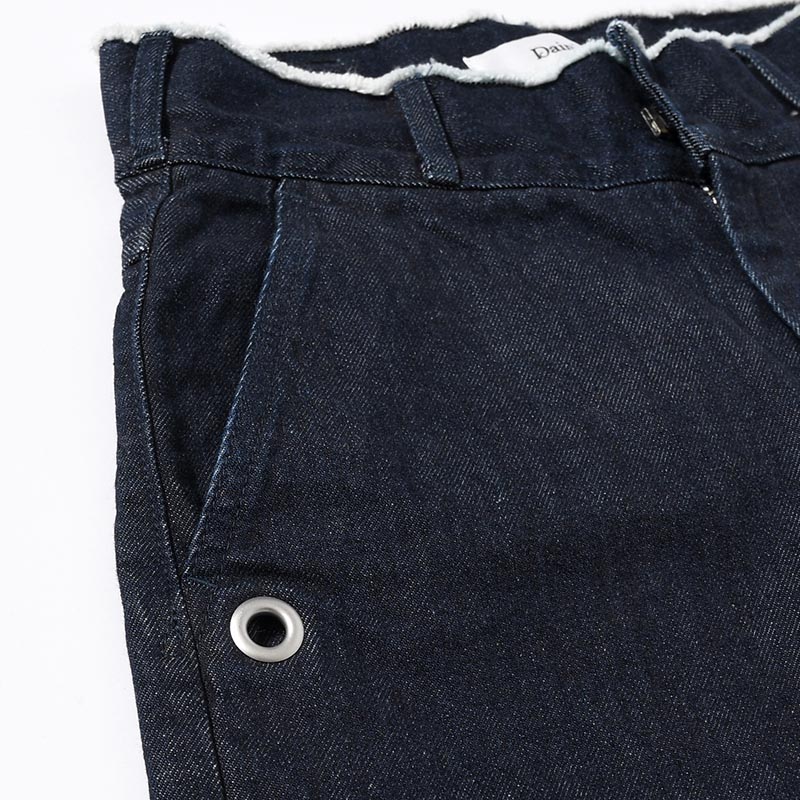 DENIM SLACKS -INDIGO-