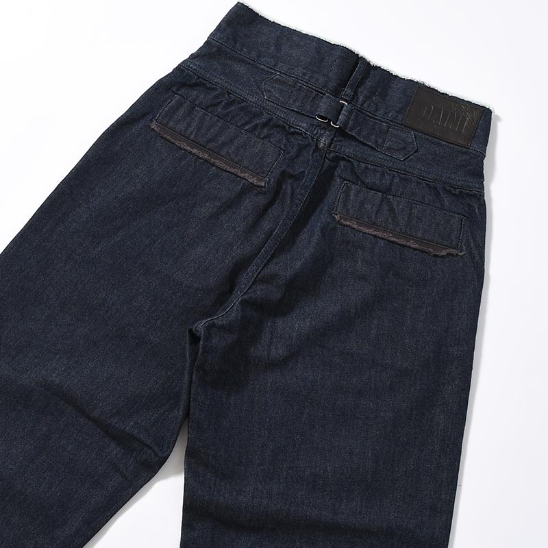 DENIM SLACKS -INDIGO-