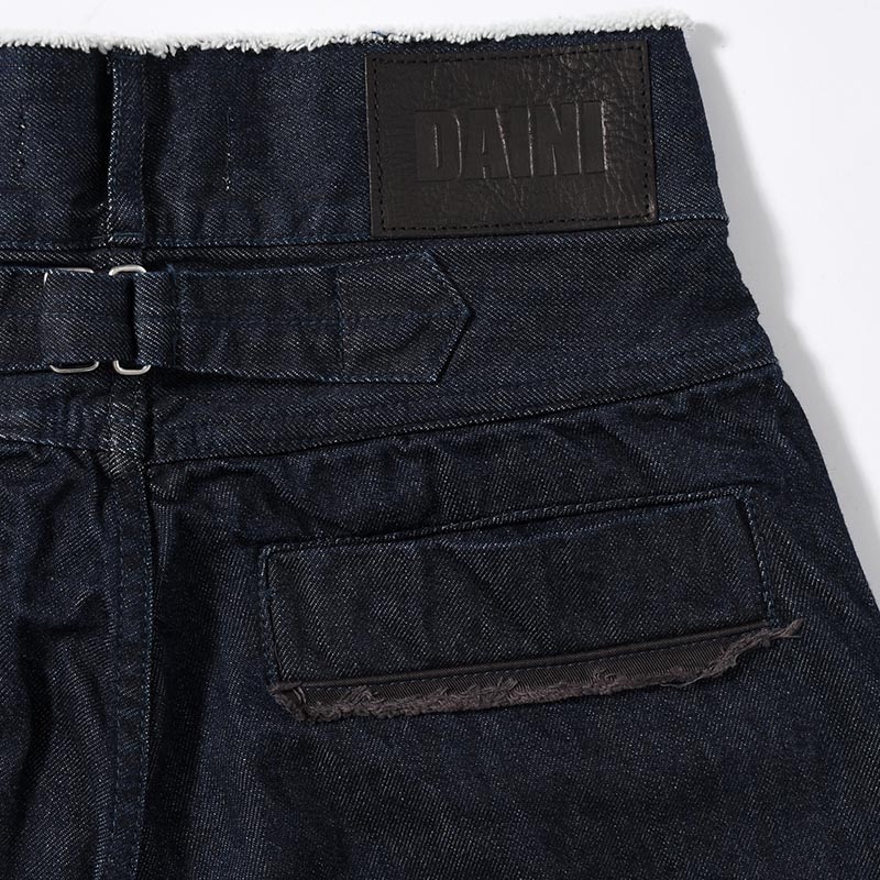 DENIM SLACKS -INDIGO-