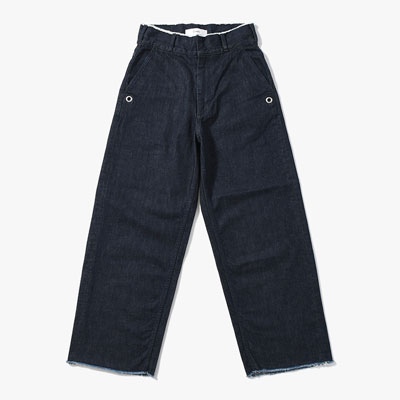 DENIM SLACKS -INDIGO-