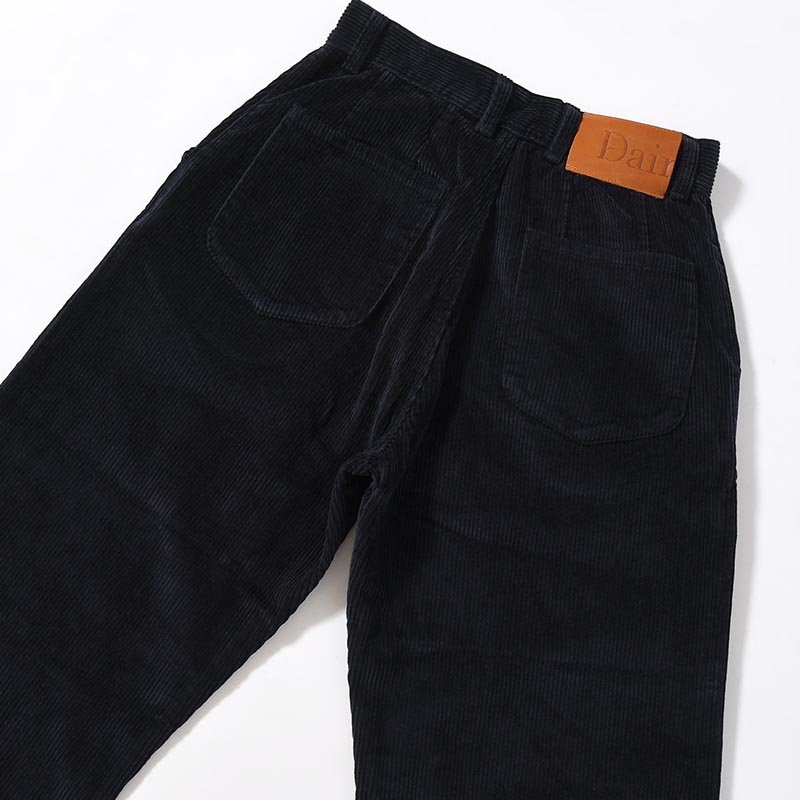 FLARE CORDUROY PANTS -NAVY-