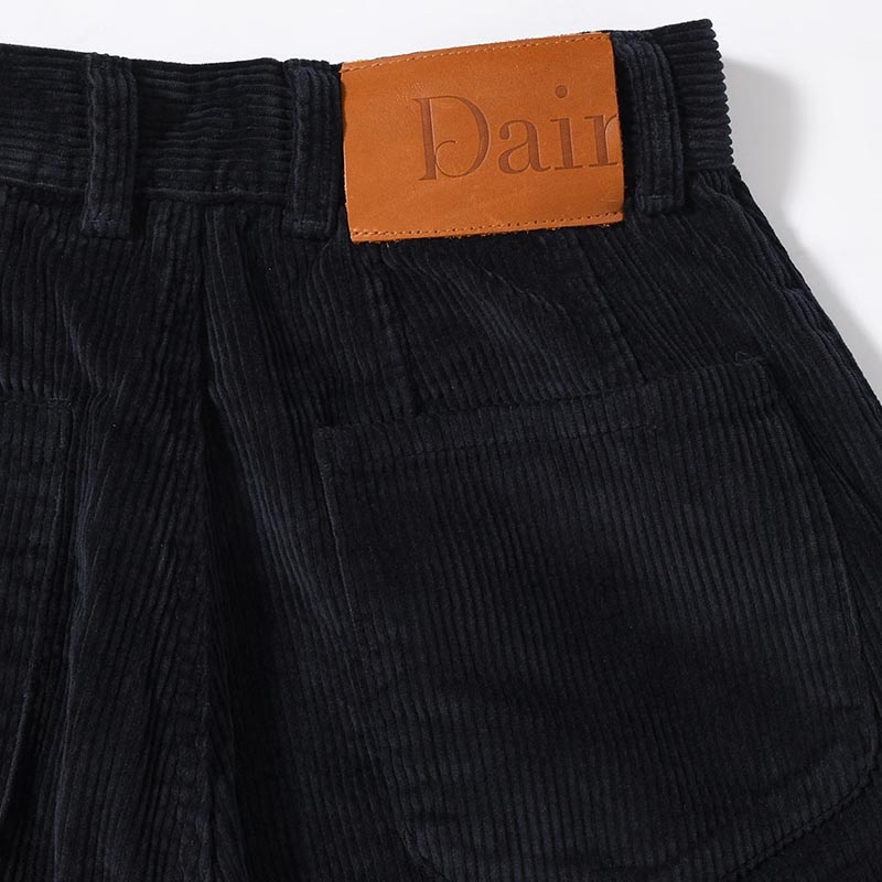 FLARE CORDUROY PANTS -NAVY-