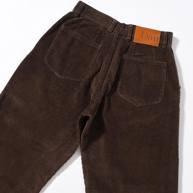 FLARE CORDUROY PANTS -DARK BROWN-