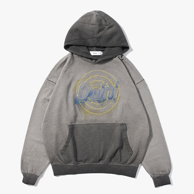 LOGO HOOD SWEAT -GRAY-