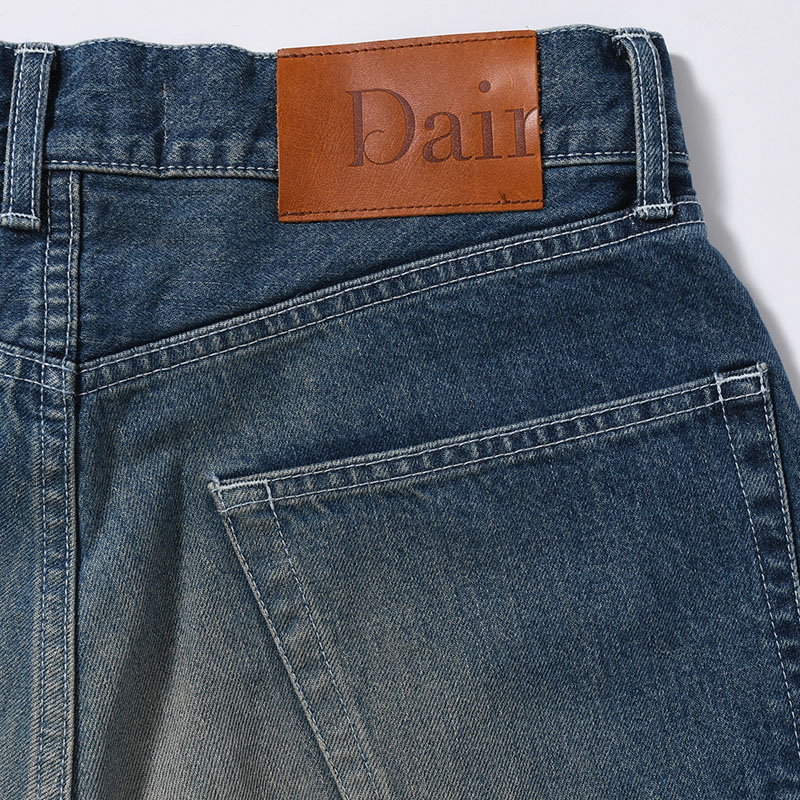 FADED DENIM PANTS -INDIGO-