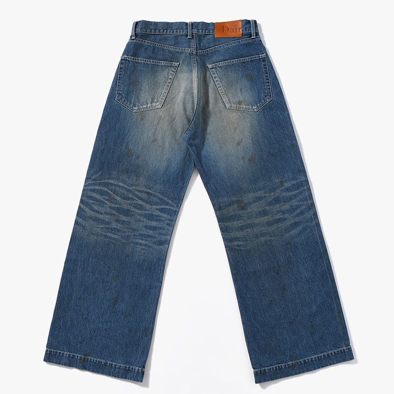 AGE FADED DENIM PANTS -INDIGO-