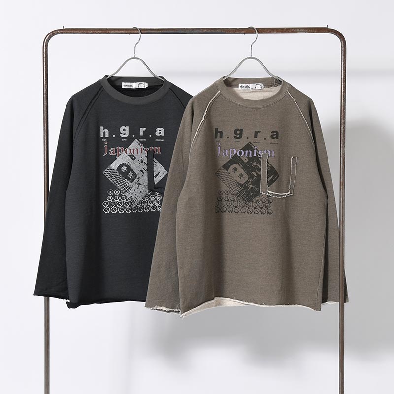 SWEAT RAGLAN L/S TEE -2.COLOR-