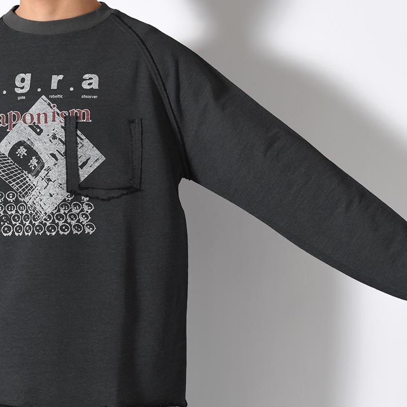 SWEAT RAGLAN L/S TEE -2.COLOR-