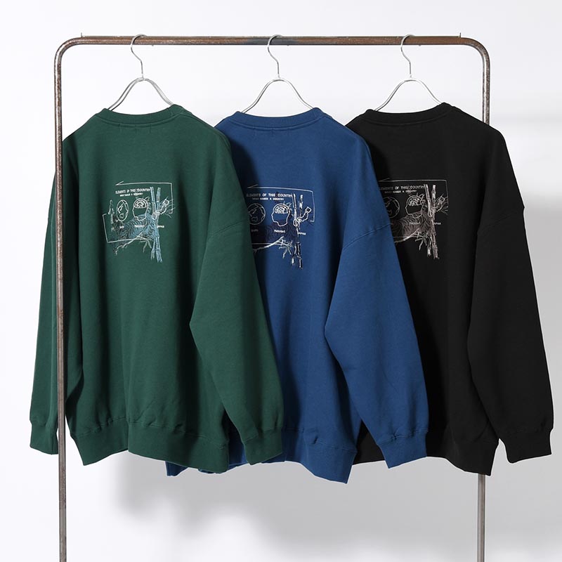 ASSIMILATION JAPAN CREW SWEAT -3.COLOR-