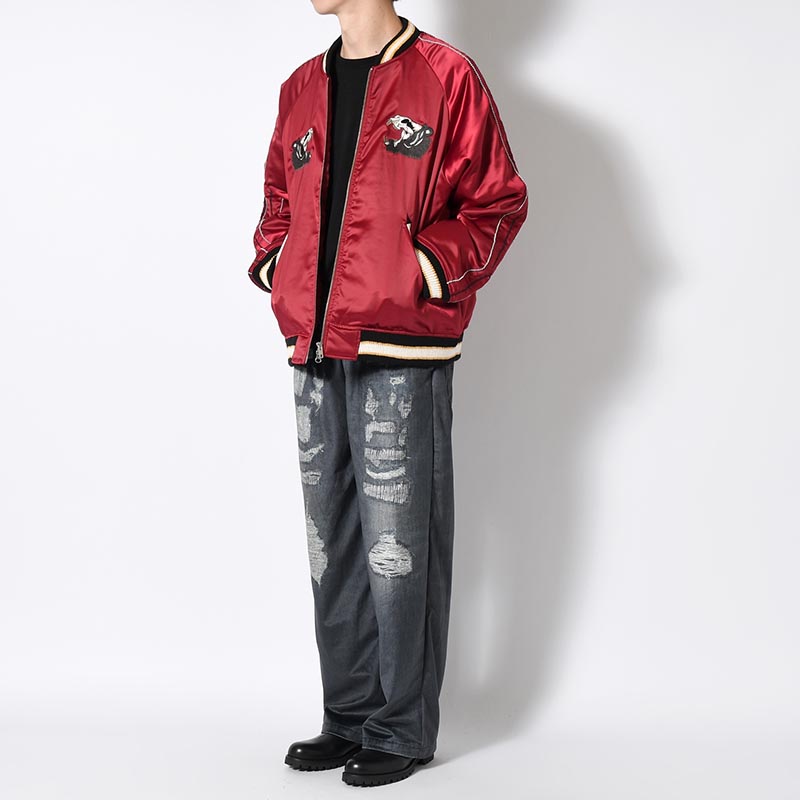 TROMPE L'OEIL DENIM PANTS -2.COLOR-