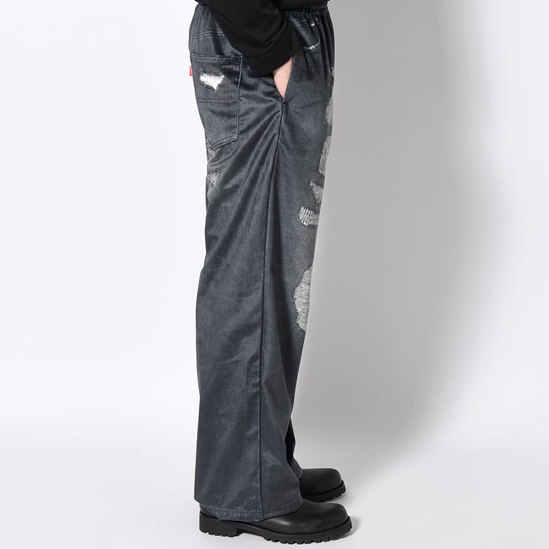 TROMPE L'OEIL DENIM PANTS -2.COLOR-