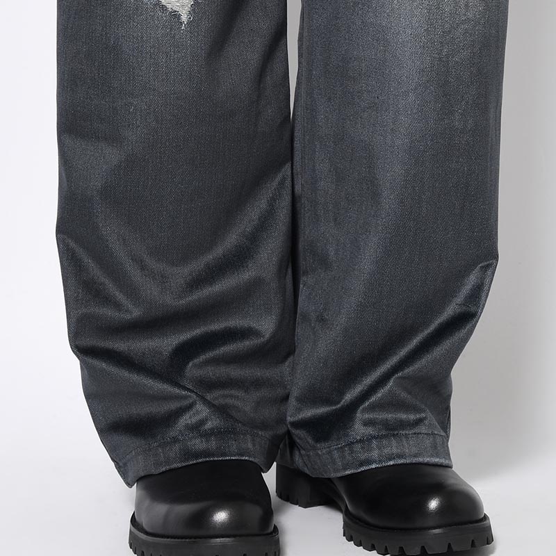 TROMPE L'OEIL DENIM PANTS -2.COLOR-