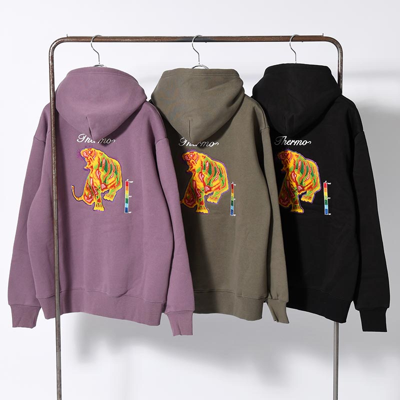 THERMOGRAPHY TIGER HOODIE -3.COLOR-