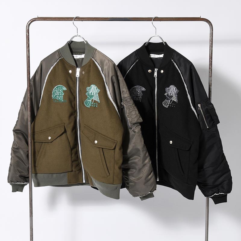 MILITARY DOCKING BOMBER JACKET -2.COLOR-