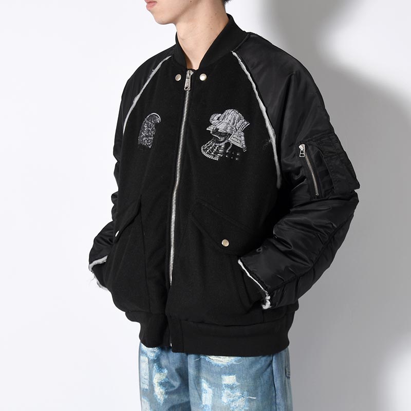 MILITARY DOCKING BOMBER JACKET -2.COLOR-