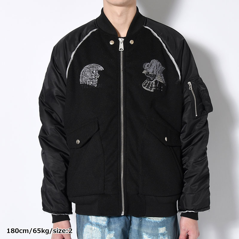 MILITARY DOCKING BOMBER JACKET -2.COLOR-