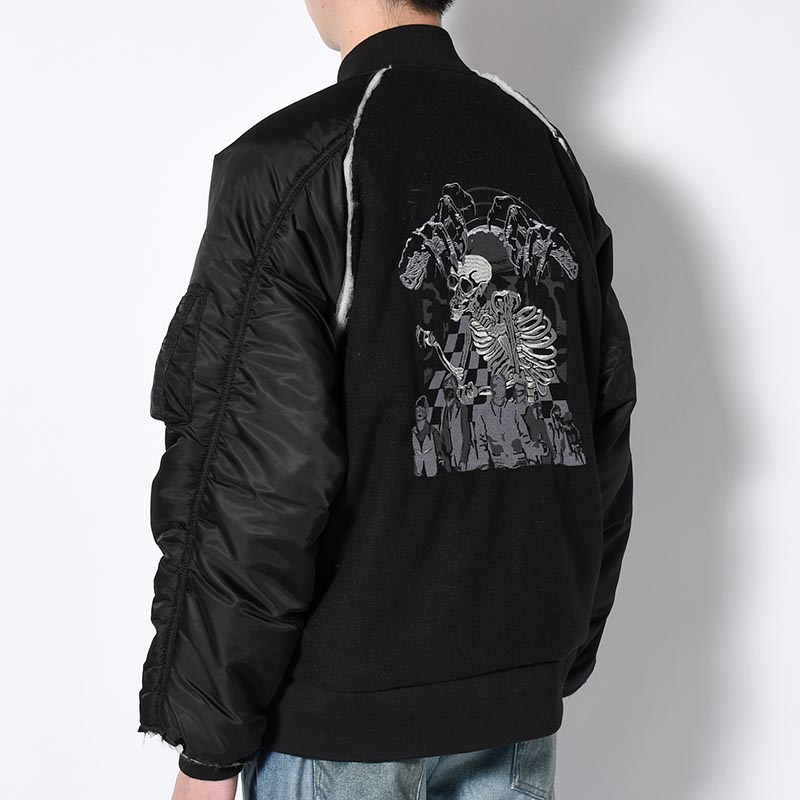 MILITARY DOCKING BOMBER JACKET -2.COLOR-