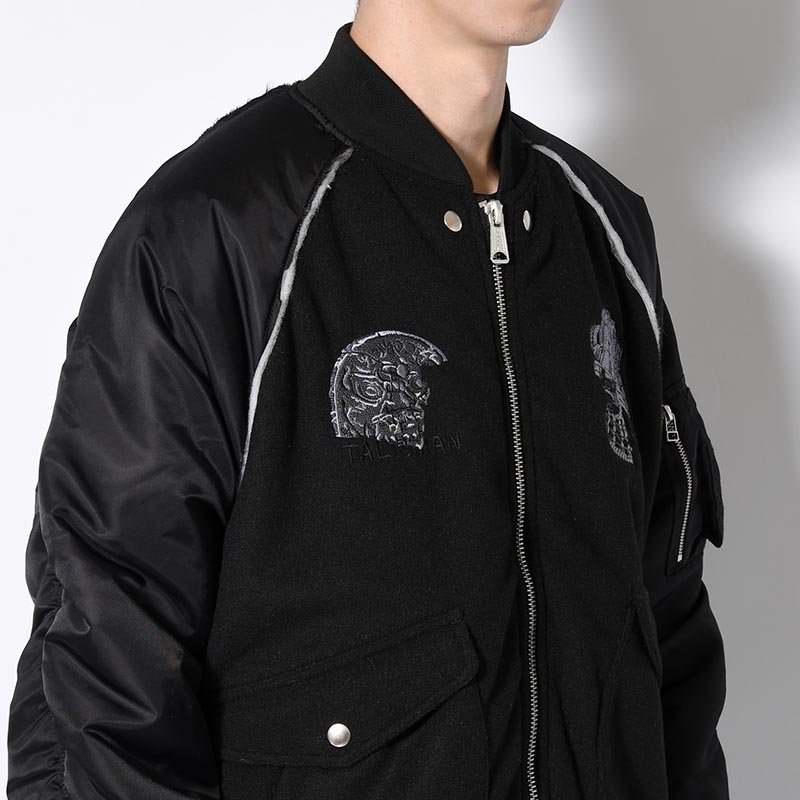 MILITARY DOCKING BOMBER JACKET -2.COLOR-