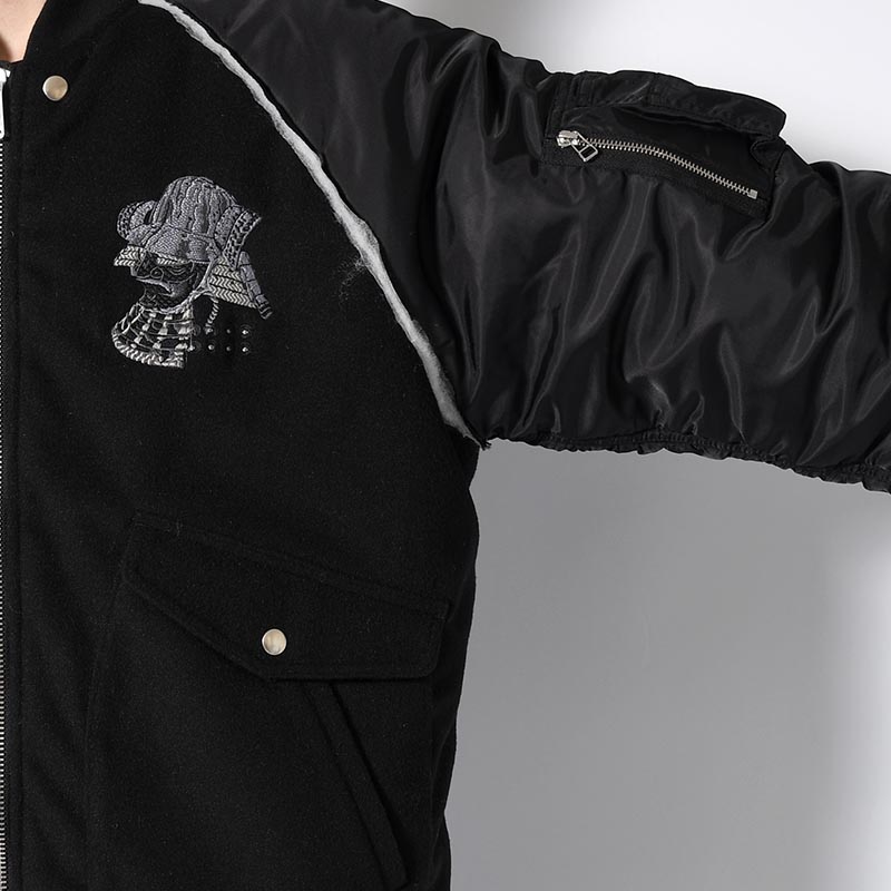 MILITARY DOCKING BOMBER JACKET -2.COLOR-