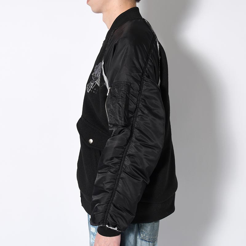 MILITARY DOCKING BOMBER JACKET -2.COLOR-