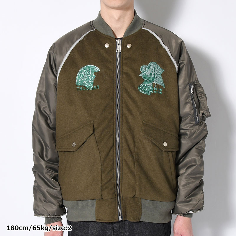 MILITARY DOCKING BOMBER JACKET -2.COLOR-