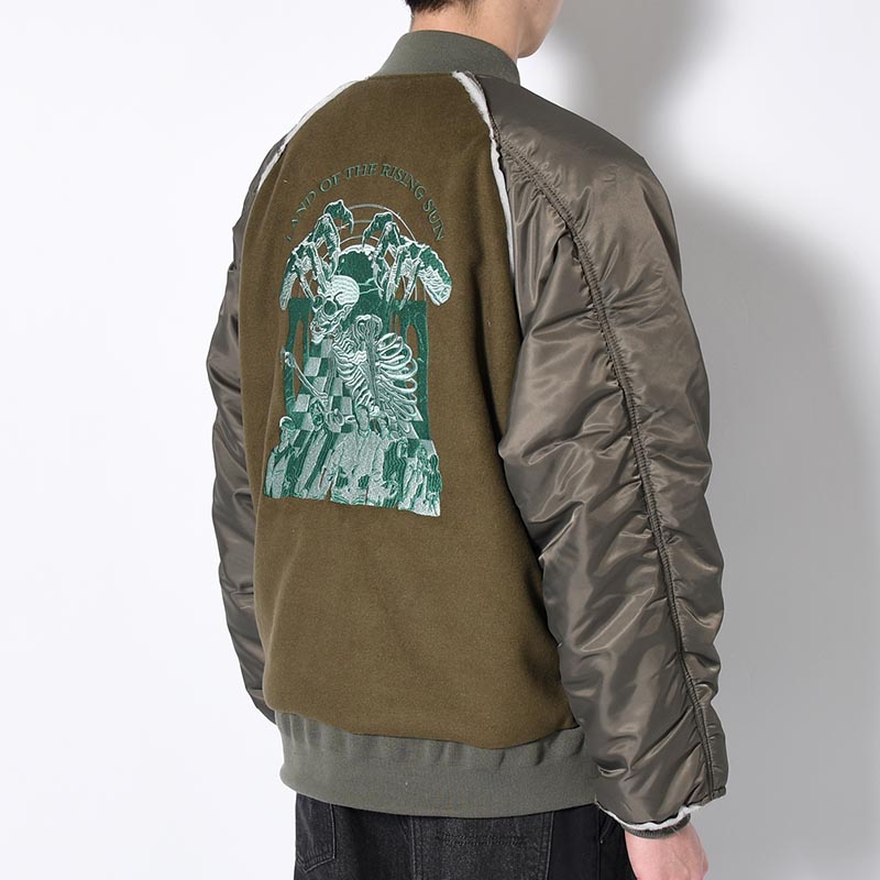 MILITARY DOCKING BOMBER JACKET -2.COLOR-