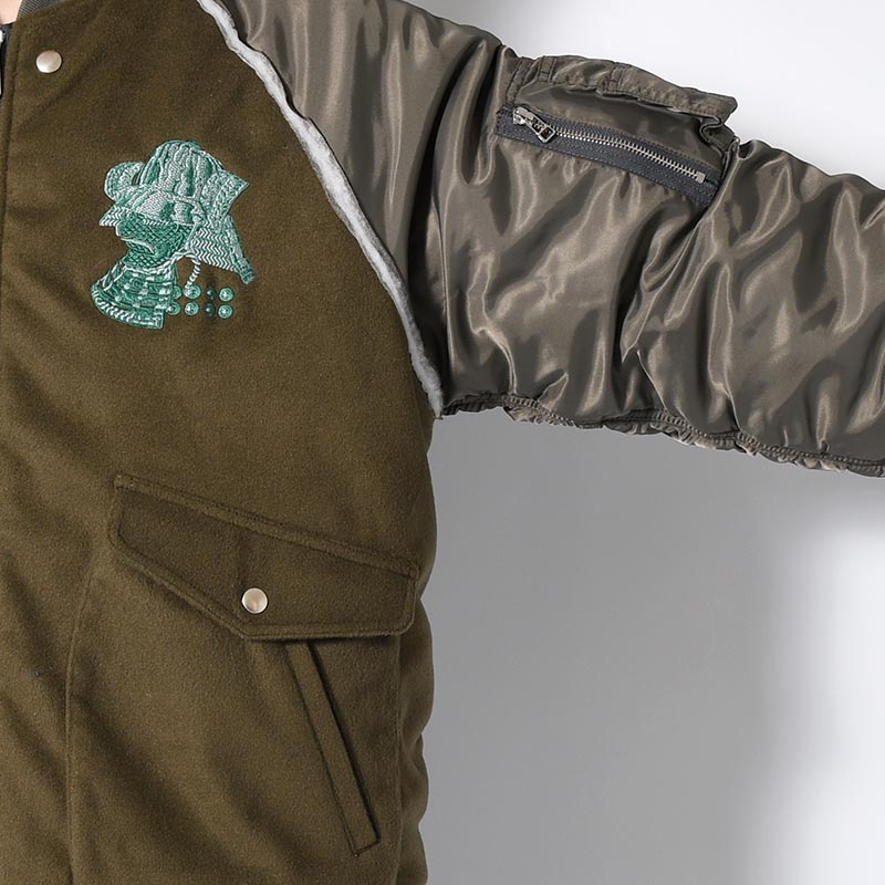 MILITARY DOCKING BOMBER JACKET -2.COLOR-