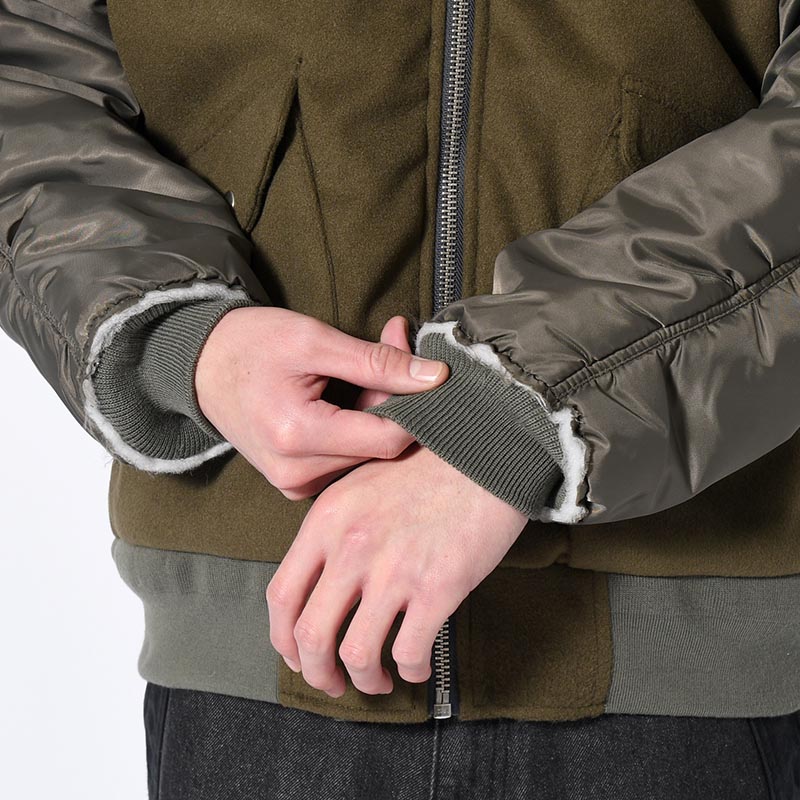 MILITARY DOCKING BOMBER JACKET -2.COLOR-