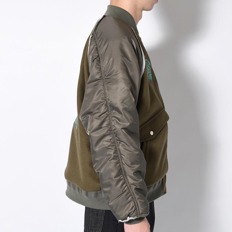 MILITARY DOCKING BOMBER JACKET -2.COLOR-