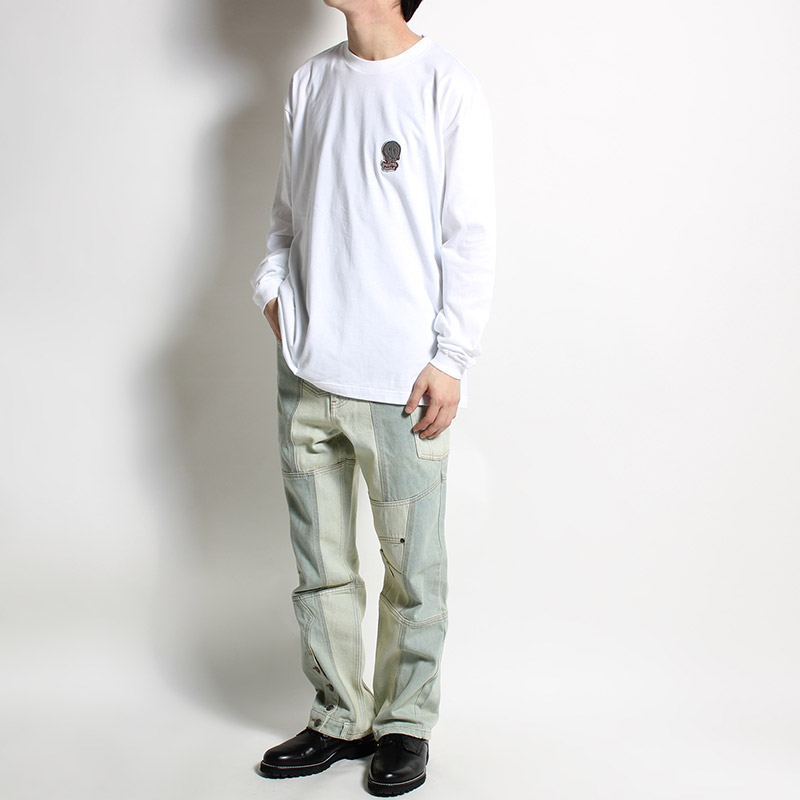 CIRCLE PATCH L/S TEE -3.COLOR-