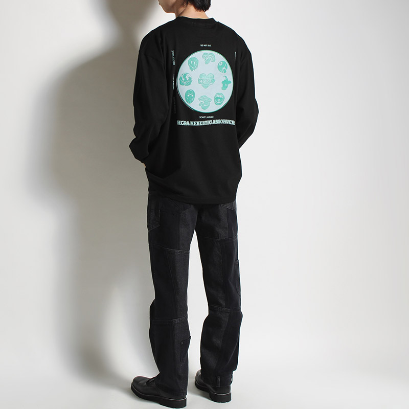 CIRCLE PATCH L/S TEE -3.COLOR-