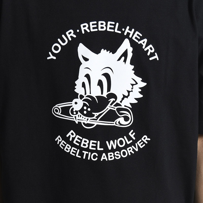 REBEL WOLF TEE -3.COLOR-