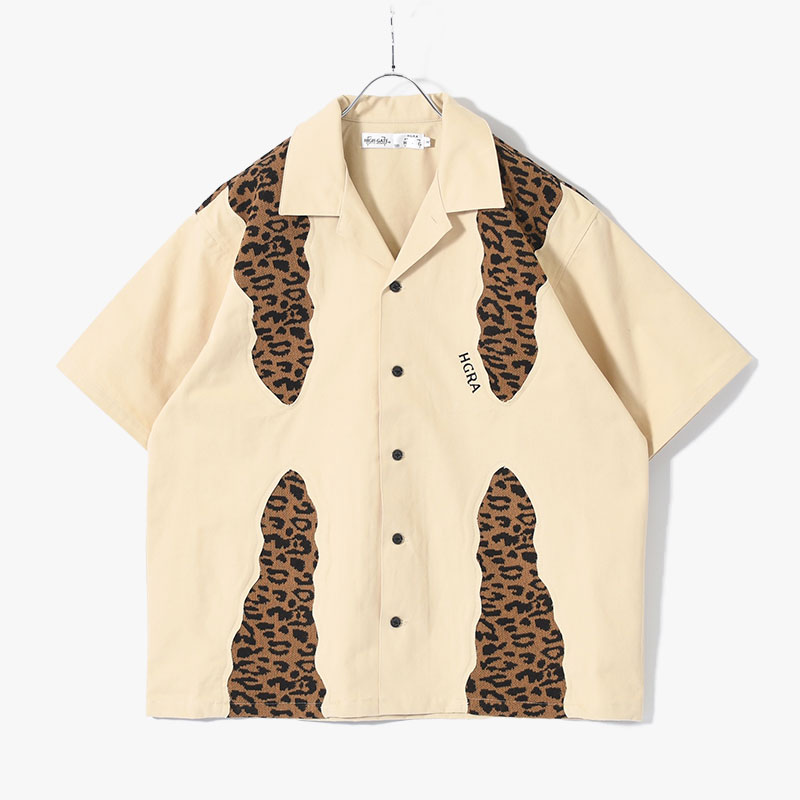 DISTORTED ANIMAL SHIRT -3.COLOR-(OFFWHITE)