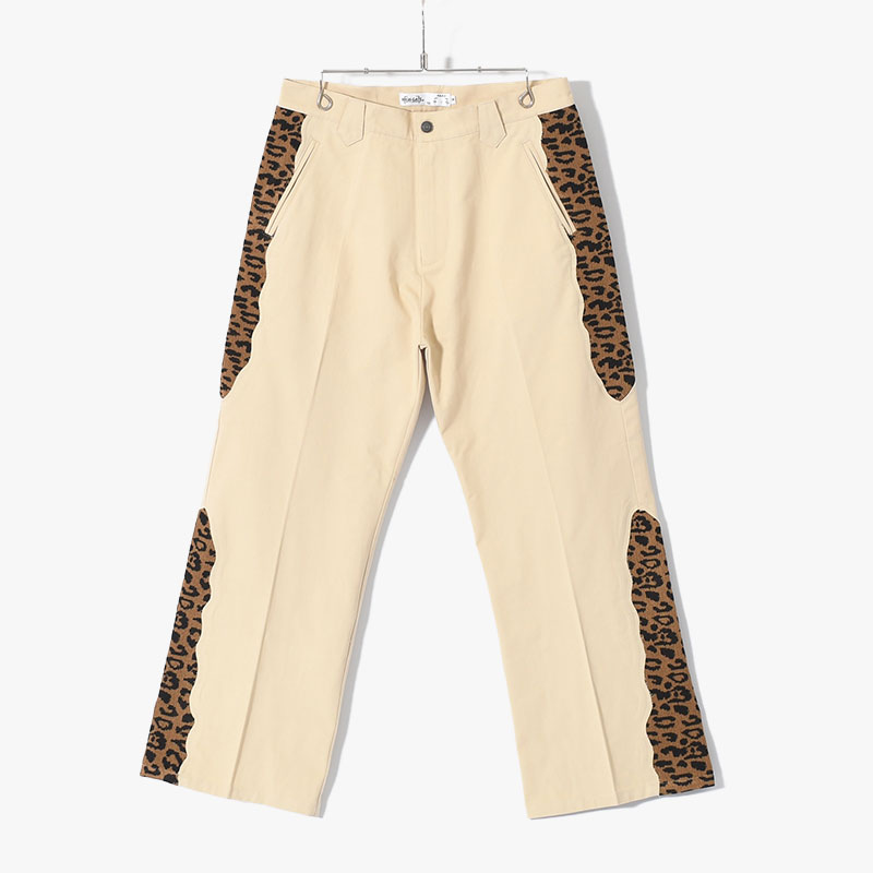 DISTORTED ANIMAL PANTS -3.COLOR-(OFF WHITE)