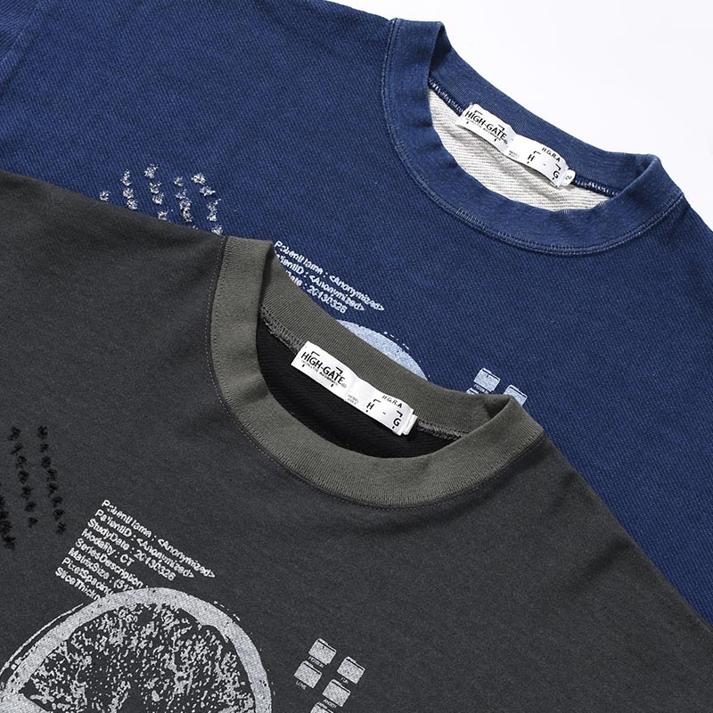 DAMAGE SWEAT TEE (NEW COLOR) -2.COLOR-