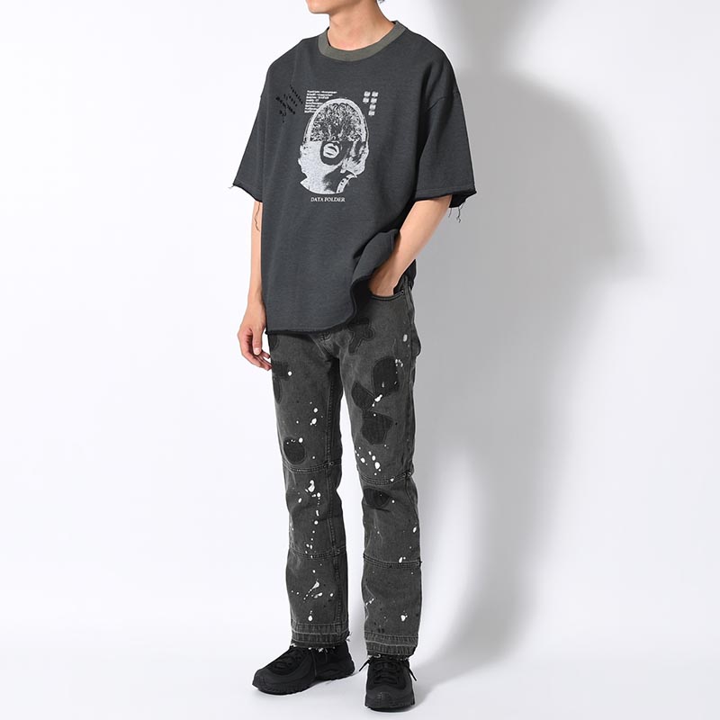 DAMAGE SWEAT TEE (NEW COLOR) -2.COLOR-