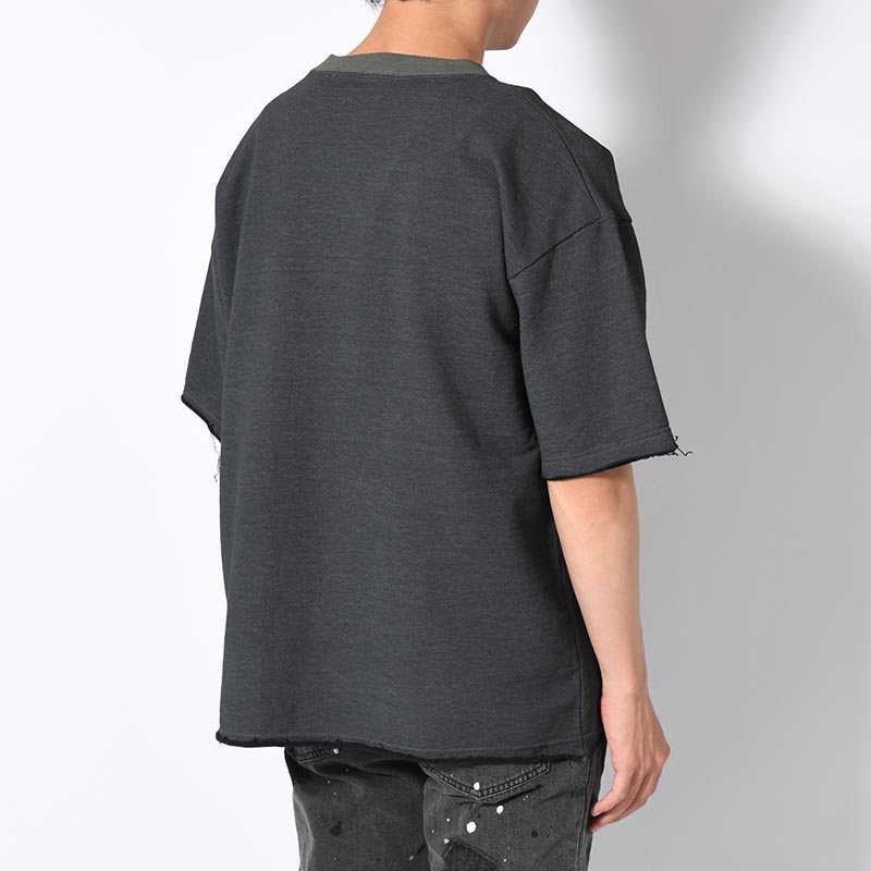 DAMAGE SWEAT TEE (NEW COLOR) -2.COLOR-