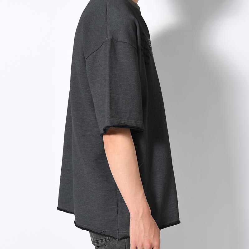 DAMAGE SWEAT TEE (NEW COLOR) -2.COLOR-